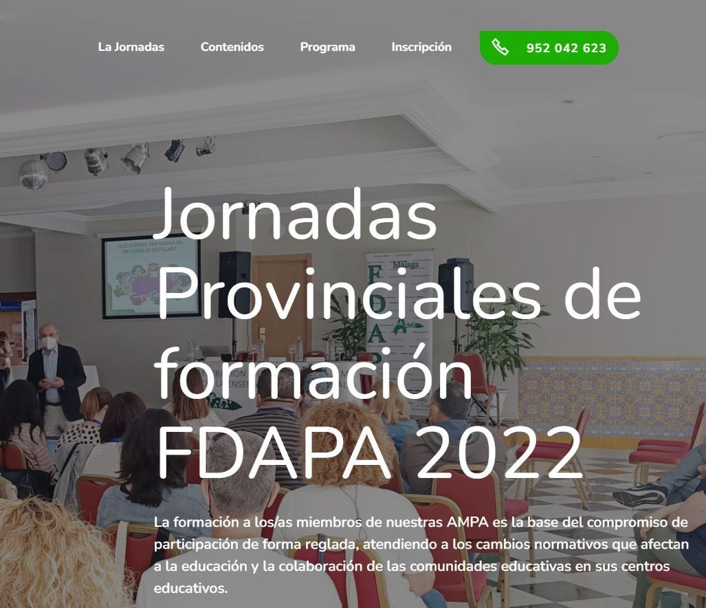 Jornadas FDAPA (Federación de Asociaciones de madres y padres del alumnado de la provincia de Málaga)
