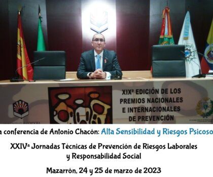 Antonio Chacon Conferencia Alta Sensibilidad