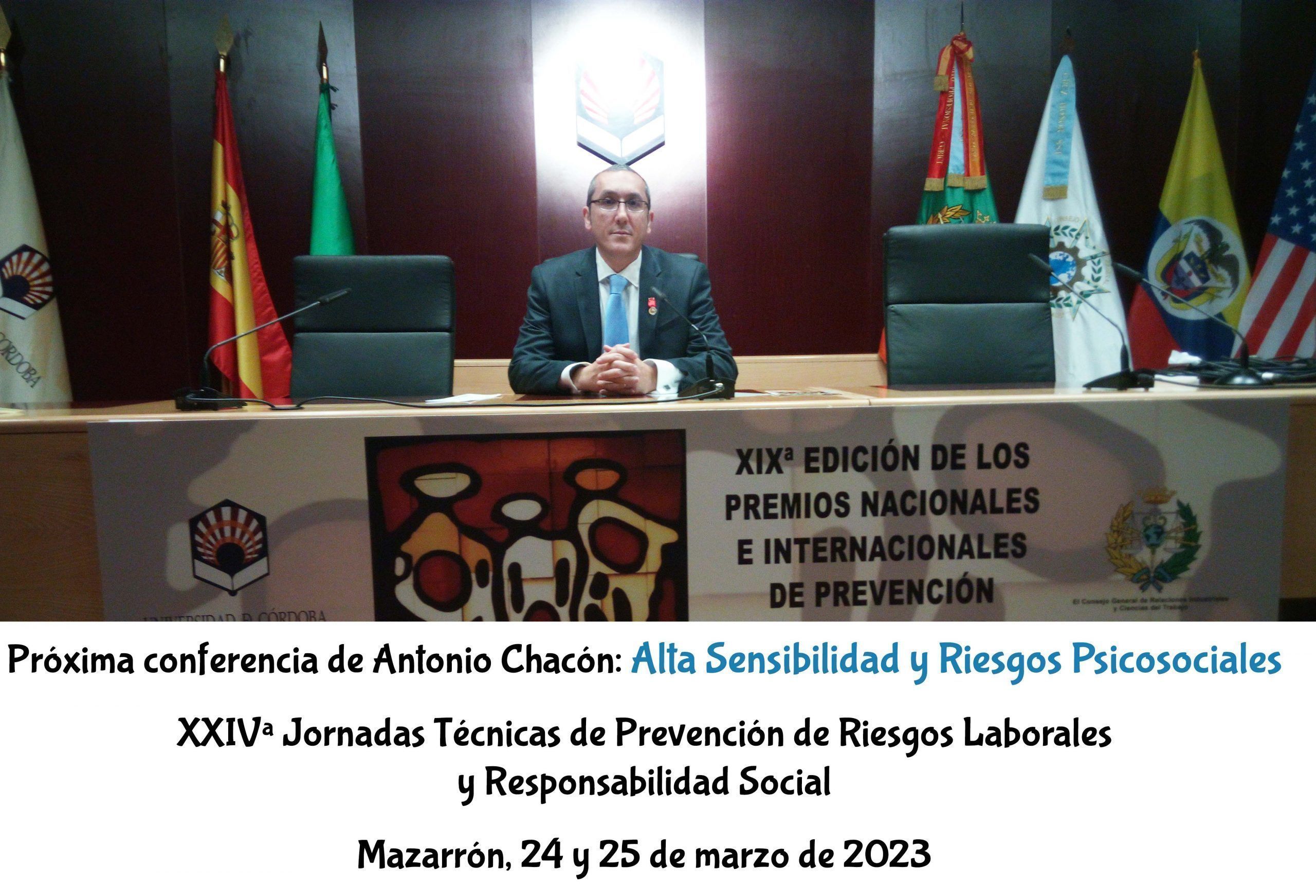 Antonio Chacon Conferencia Alta Sensibilidad