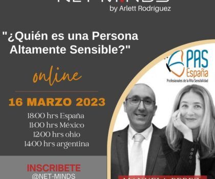 NET MINDS charla Manuela Pérez y Antonio Chacón