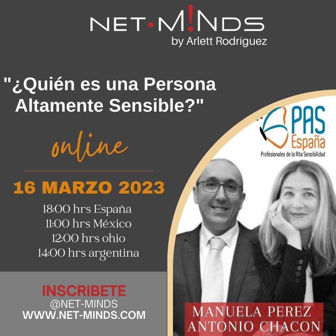NET MINDS charla Manuela Pérez y Antonio Chacón