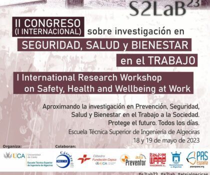 Cartel I Congreso Internacional de Seguridad, Salud y Bienestar en el Trabajo
